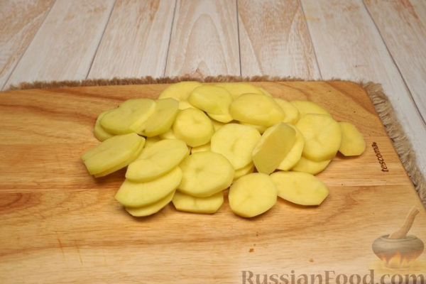 Картофель, запечённый с беконом и сыром