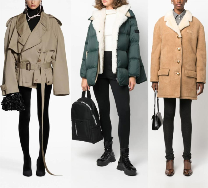 С чем носить пуховики, куртки, пальто зимой: актуальные образы сезона