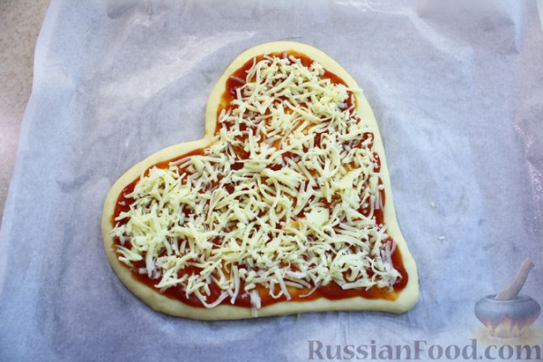 Пицца ко Дню влюблённых