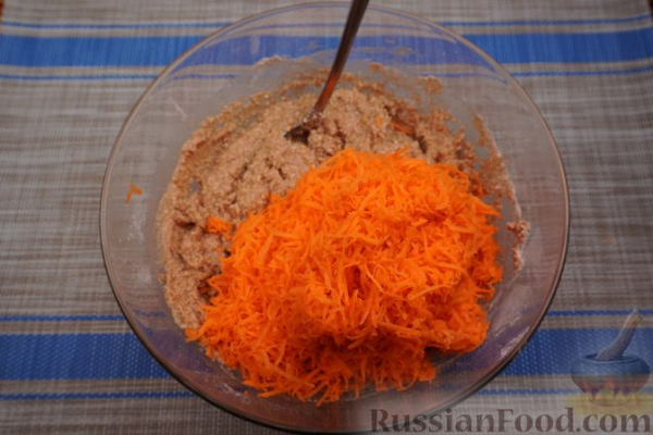 Морковно-гречневые кексы