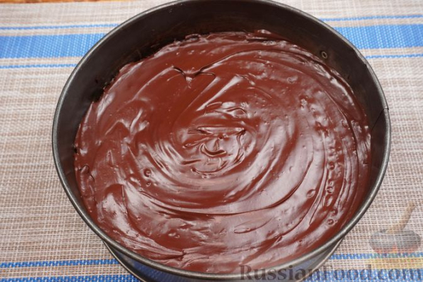 Ореховый песочный тарт с шоколадной начинкой и ганашем