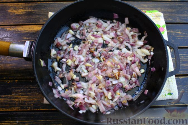 Заливной пирог с баклажанами и сыром моцарелла